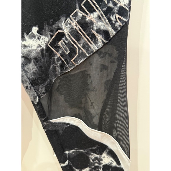 Victoria's Secret PINK‎ Ultimate Marble Mesh Leggings Activewear Size M - Picture 4 of 8